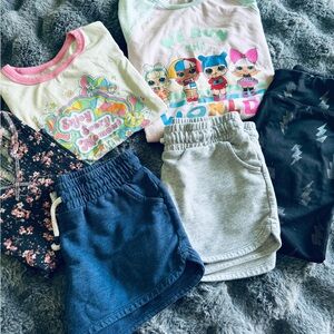 Girls Size Medium (7-8) Clothing Bundle – 6 Pieces